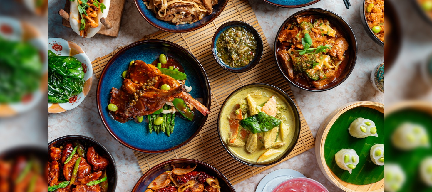 Pan-Asian set menu @ INR 1,500++