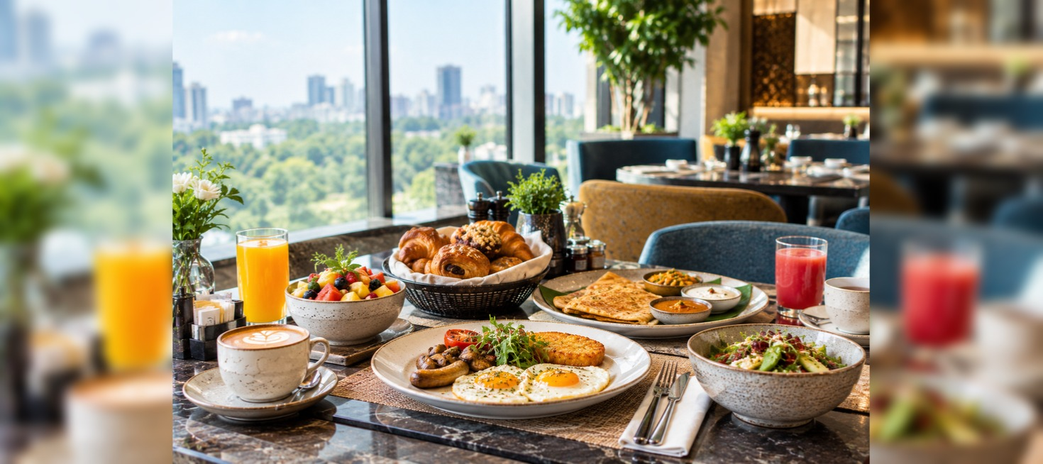 1+1 on breakfast buffet