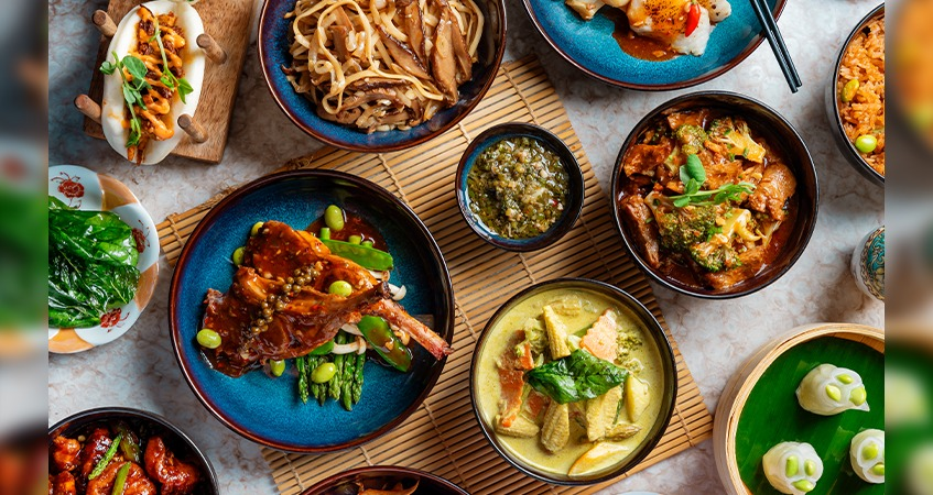 Pan-Asian set menu @ INR 1,500++ 